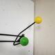 Vintage wall coat rack