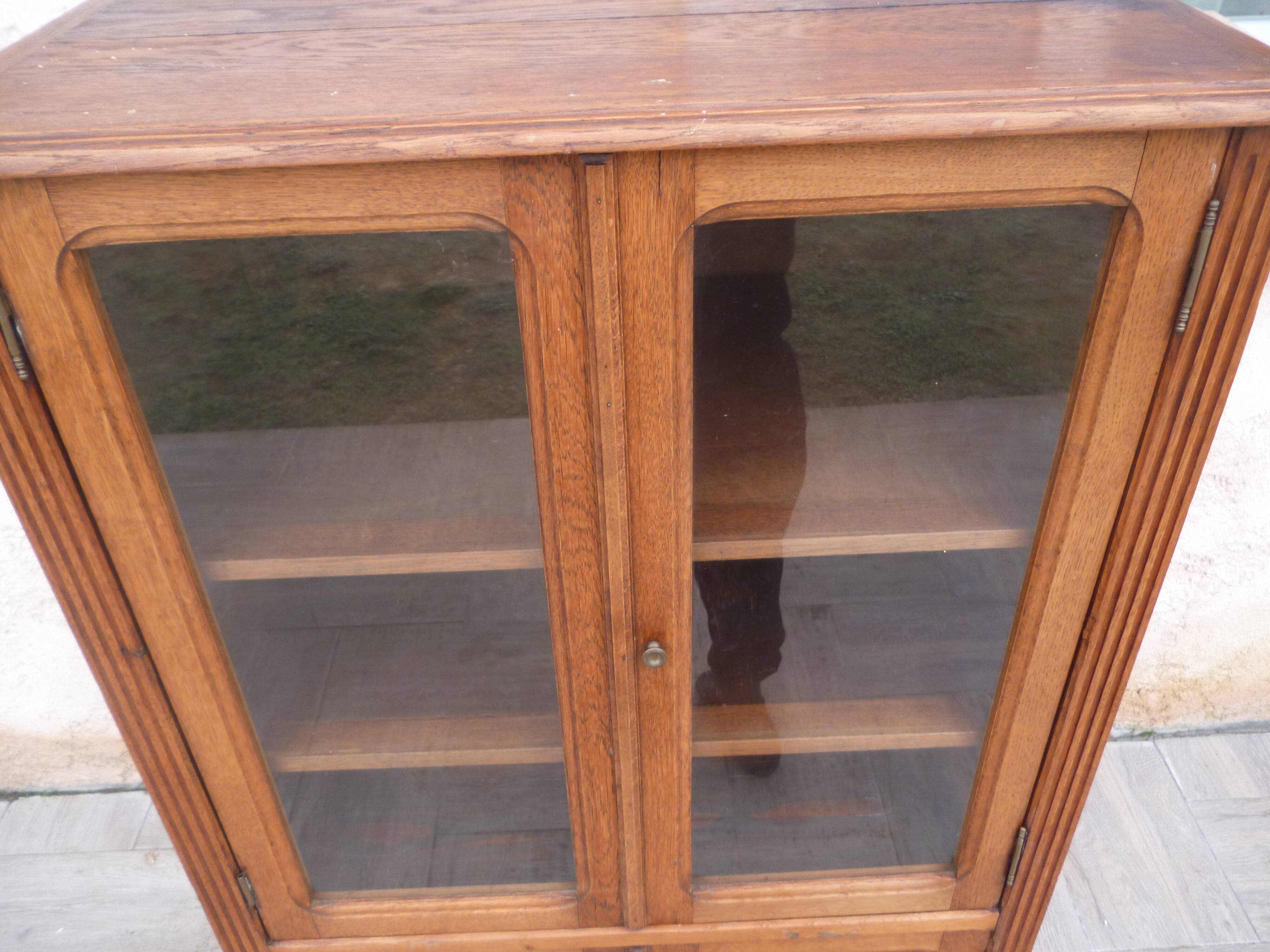 Parisian buffet antique showcase