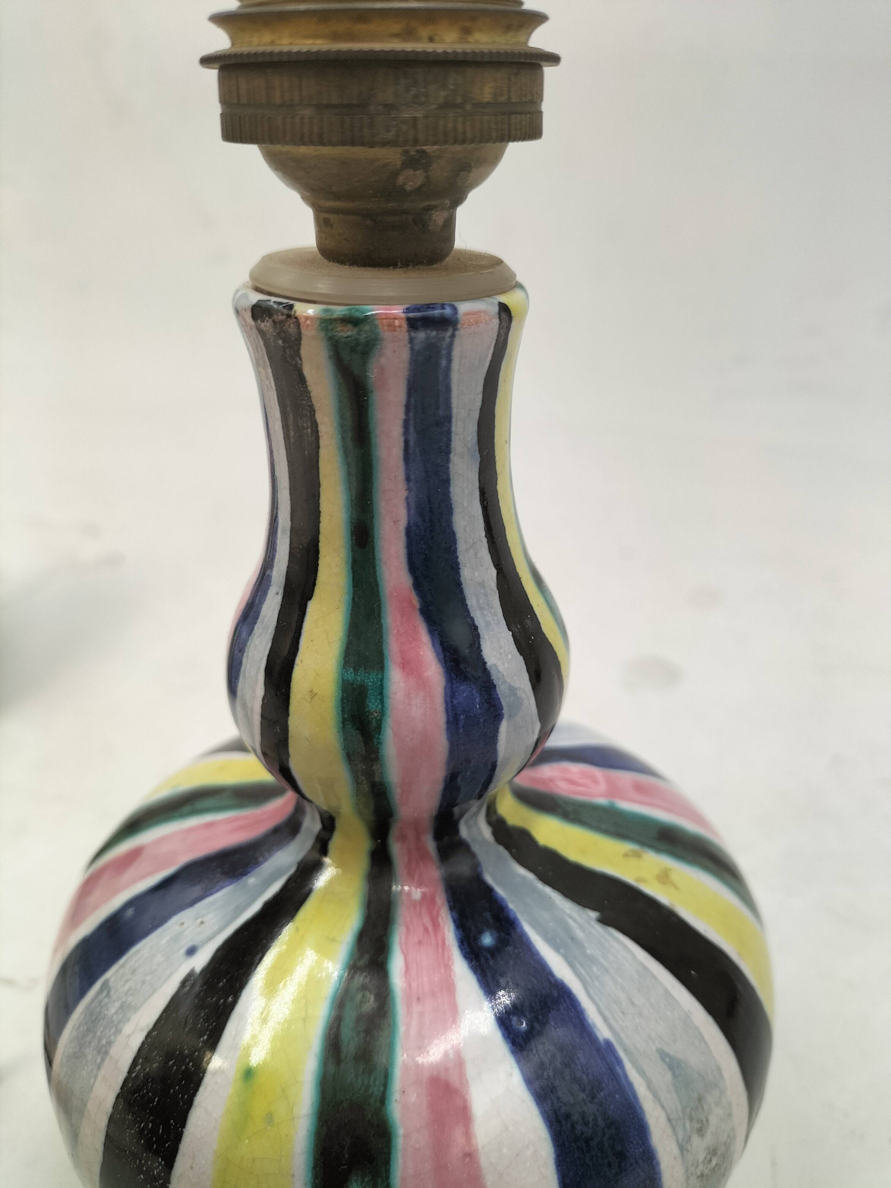 Pair of ceramic lamps “Allix” (Michel Alexandrov)