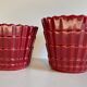 Pair of pots covers 30s ceramic france