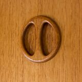 Scandinavian oak wall unit by Sven Andersen, Norway 1970s