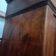 Cabinet bonnetière in solid oak and partial veneer