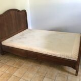 Walnut bed