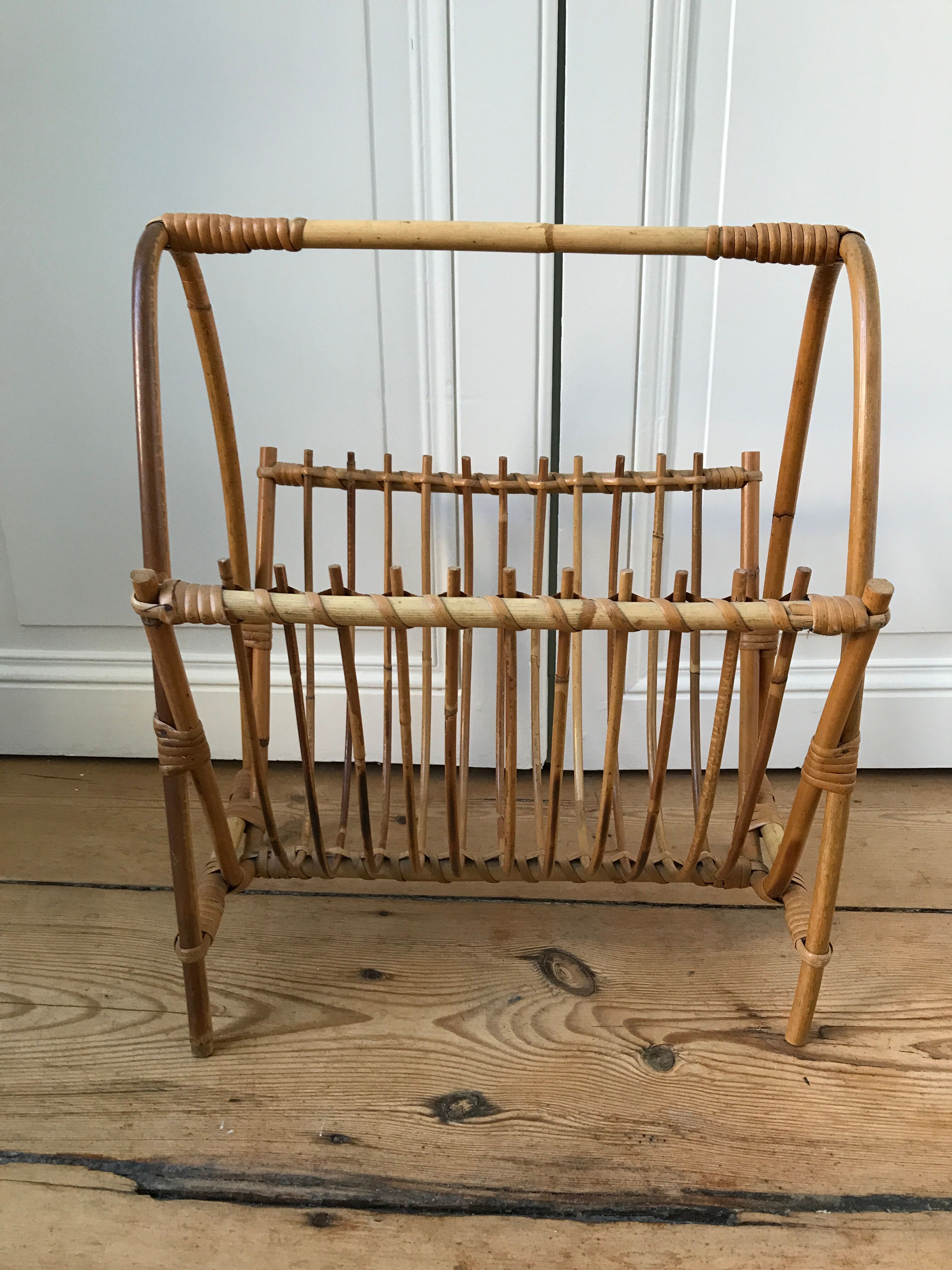 Rattan magazine door