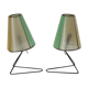 Ensemble de deux lampes de table du milieu du siècle, 1960
