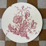 Plat mural faïence Longchamp ancien