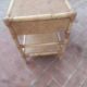 Bamboo and cane coffee table