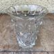 Vase en verre moulé made in Tchécoslovaquie années 70 vintage