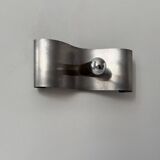 Applique vintage, métal brossé, France, 1970