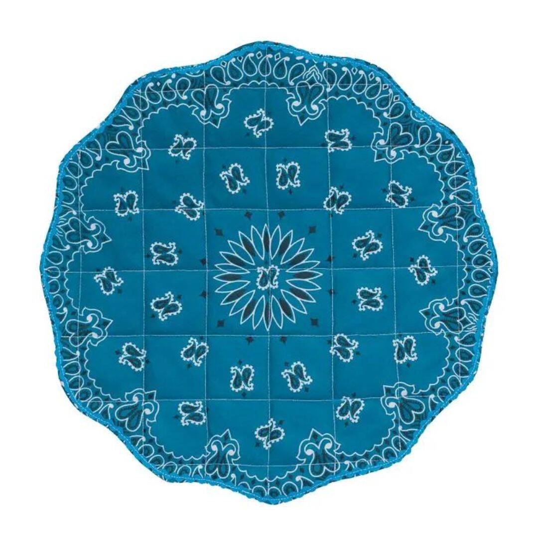 Set de table bandana - pétrole