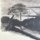 Pierre skira, the canal, 1978. original lithograph signed in pencil.