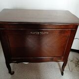 Rolling bar cabinet