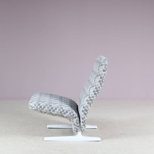Chaise à dossier bas « Concorde » des années 1970 par Pierre Paulin pour Artifort, Pays-Bas