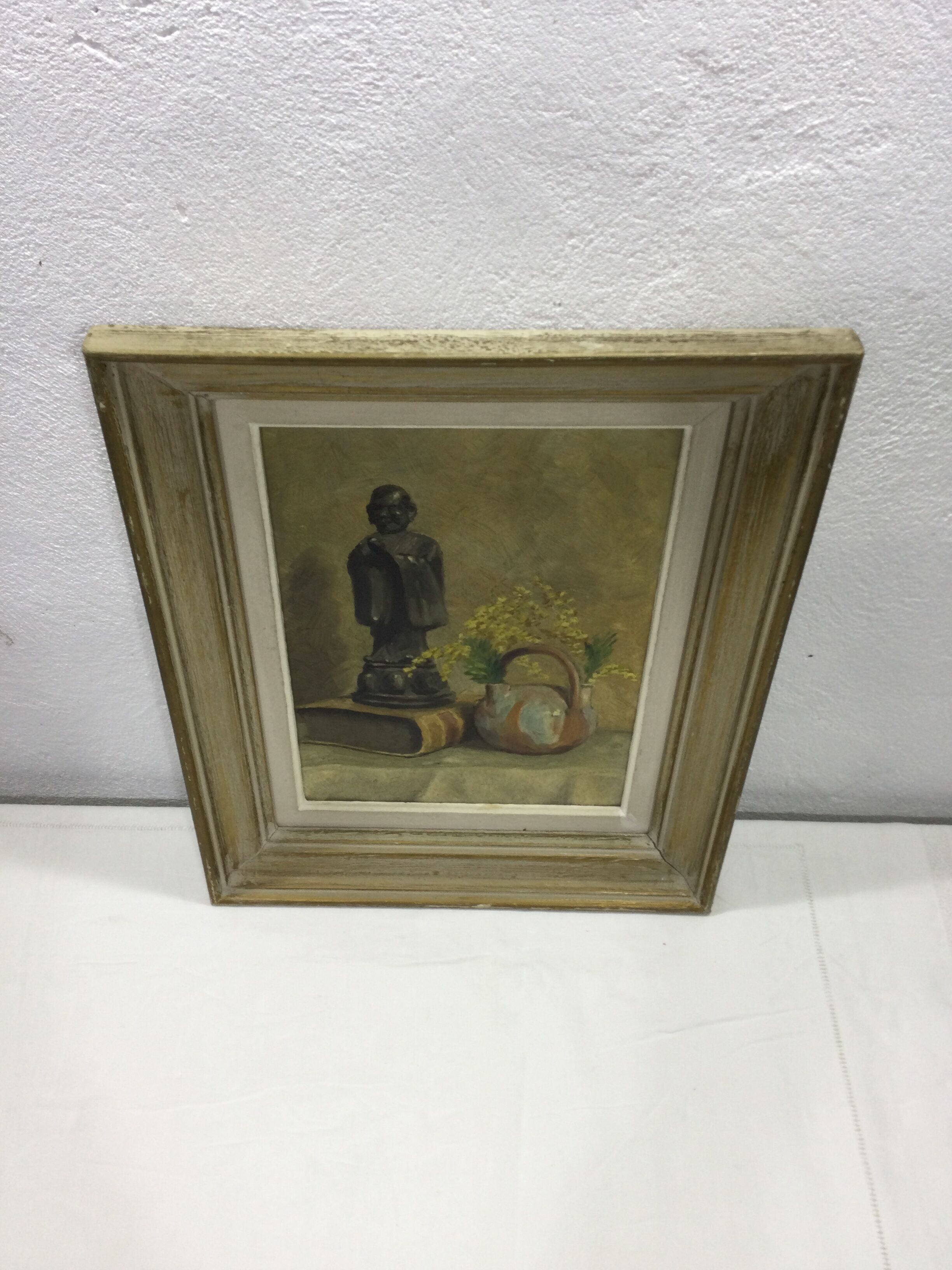 Huile sur toile nature morte