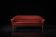 Vintage Mid-Century Scandinavian Modern 3-Seater Red Sofa