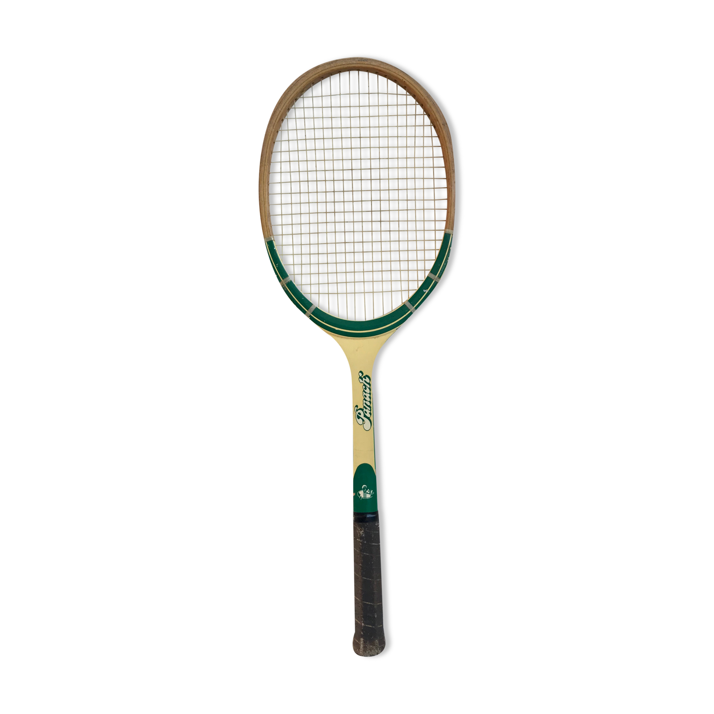 Panach' 70s green tennis racket