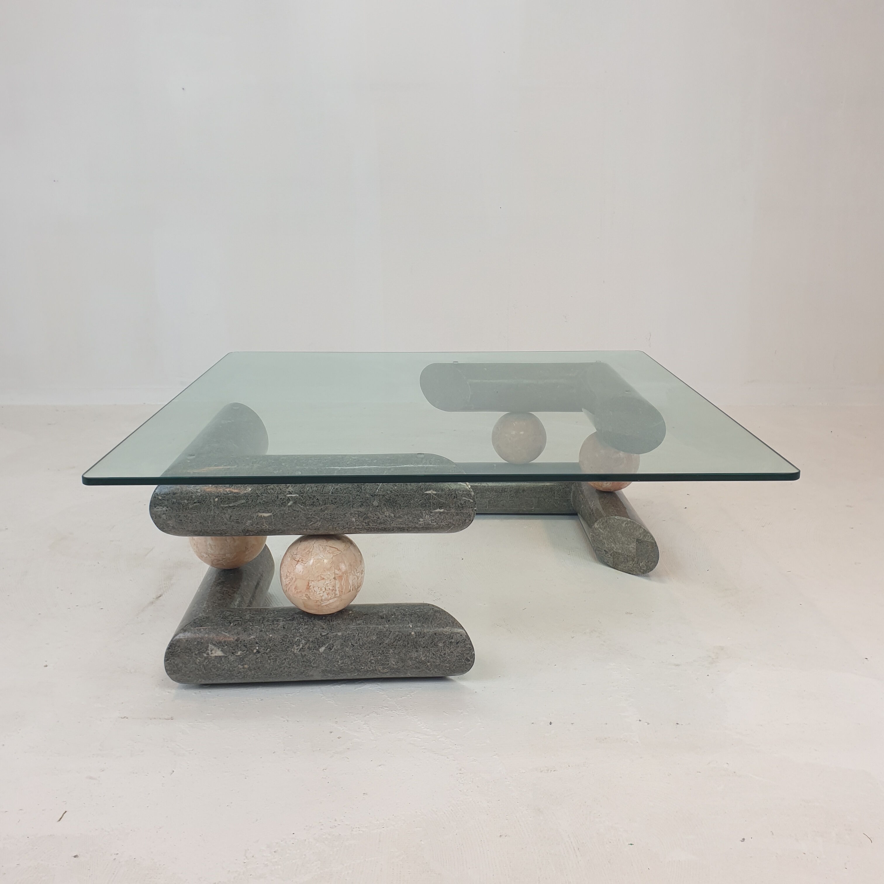 Fossil Stone Coffee Table, 1980s