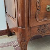Old Provencal walnut chest of drawers