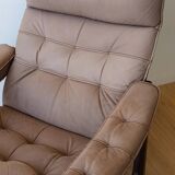 Genega Møbler leather armchair, Denmark, 1960s.