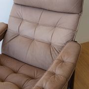 Genega Møbler leather armchair, Denmark, 1960s.