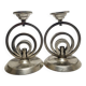 Art Deco candleholder, Germany, 1970s, set of 2