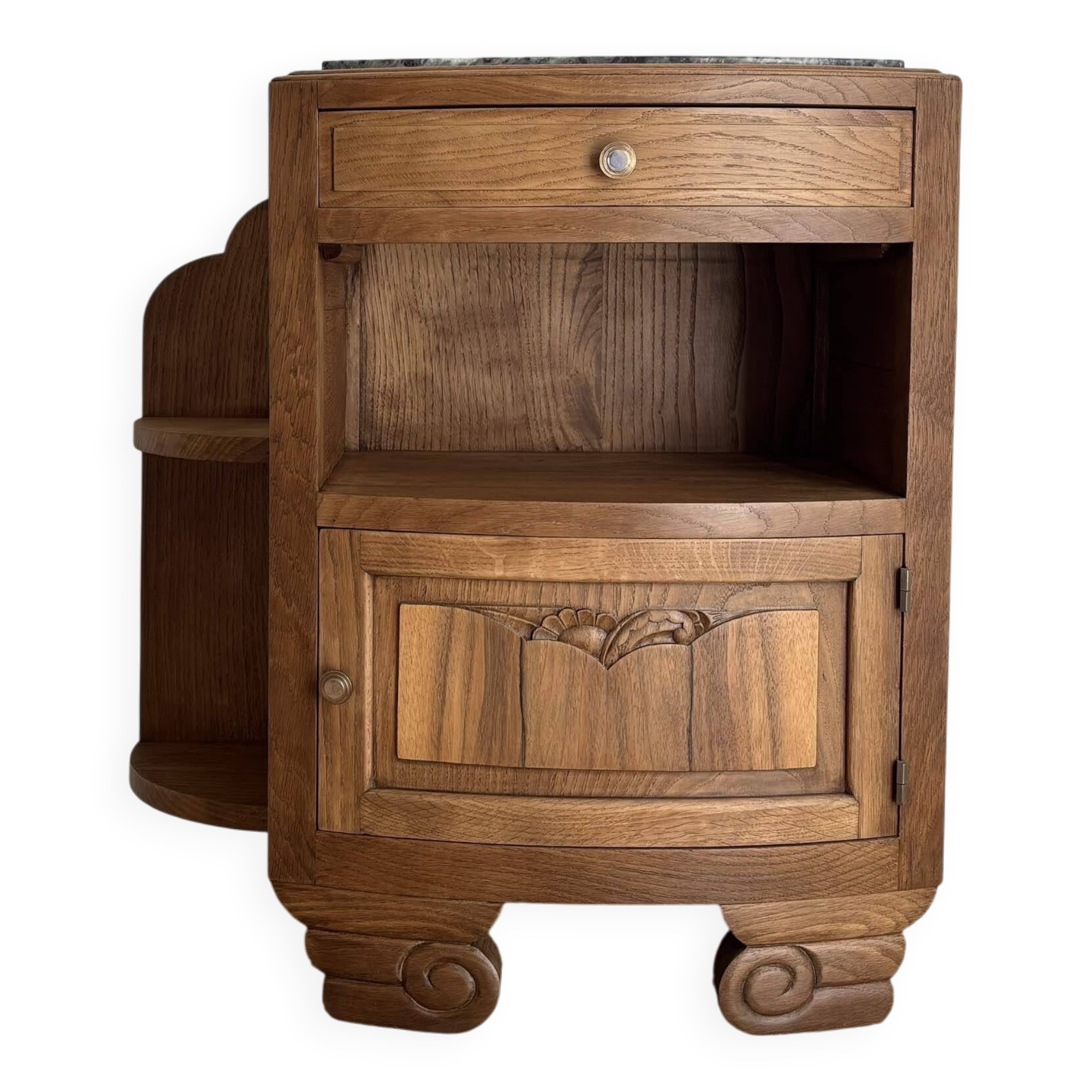 Restored Art Deco bedside table or accent furniture