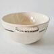 Old oval dish / vegetable dish in ironstone - "Renée" Art Deco model