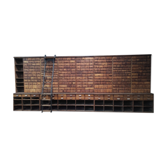 XXL Industrial Vintage Apothecary Cabinet | Hardware Store Drawer Unit