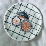 Ceramic plate sea urchins