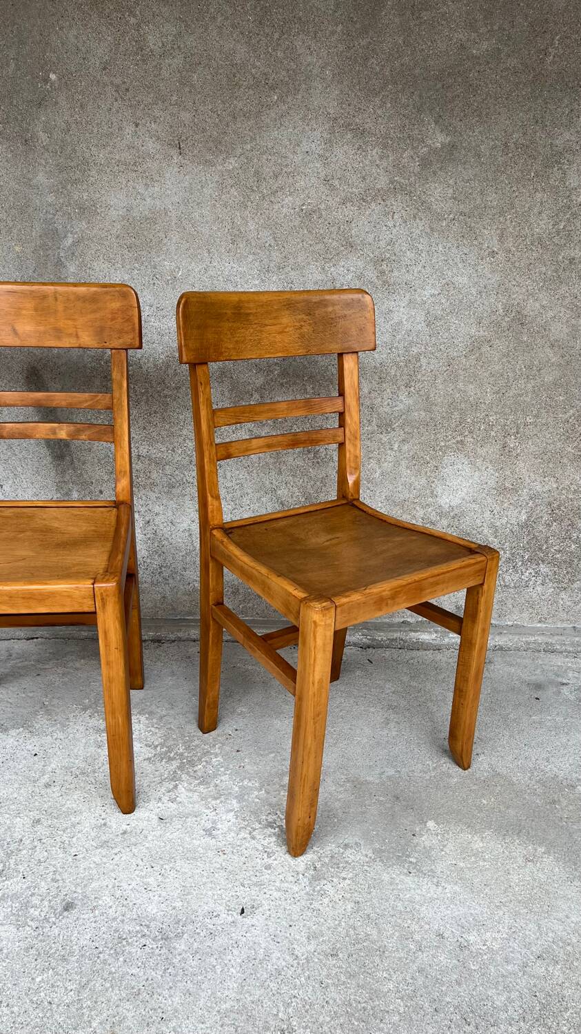 2 vintage bistro chairs