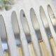 6 vintage Bakelite ivory knives France