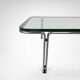 T112 steel and glass coffee table by Horst Bruning for Kill International
