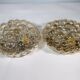 Bubble Glass Ceiling Lights by Helena Tynell for Glashütte Limburg,Set of 2