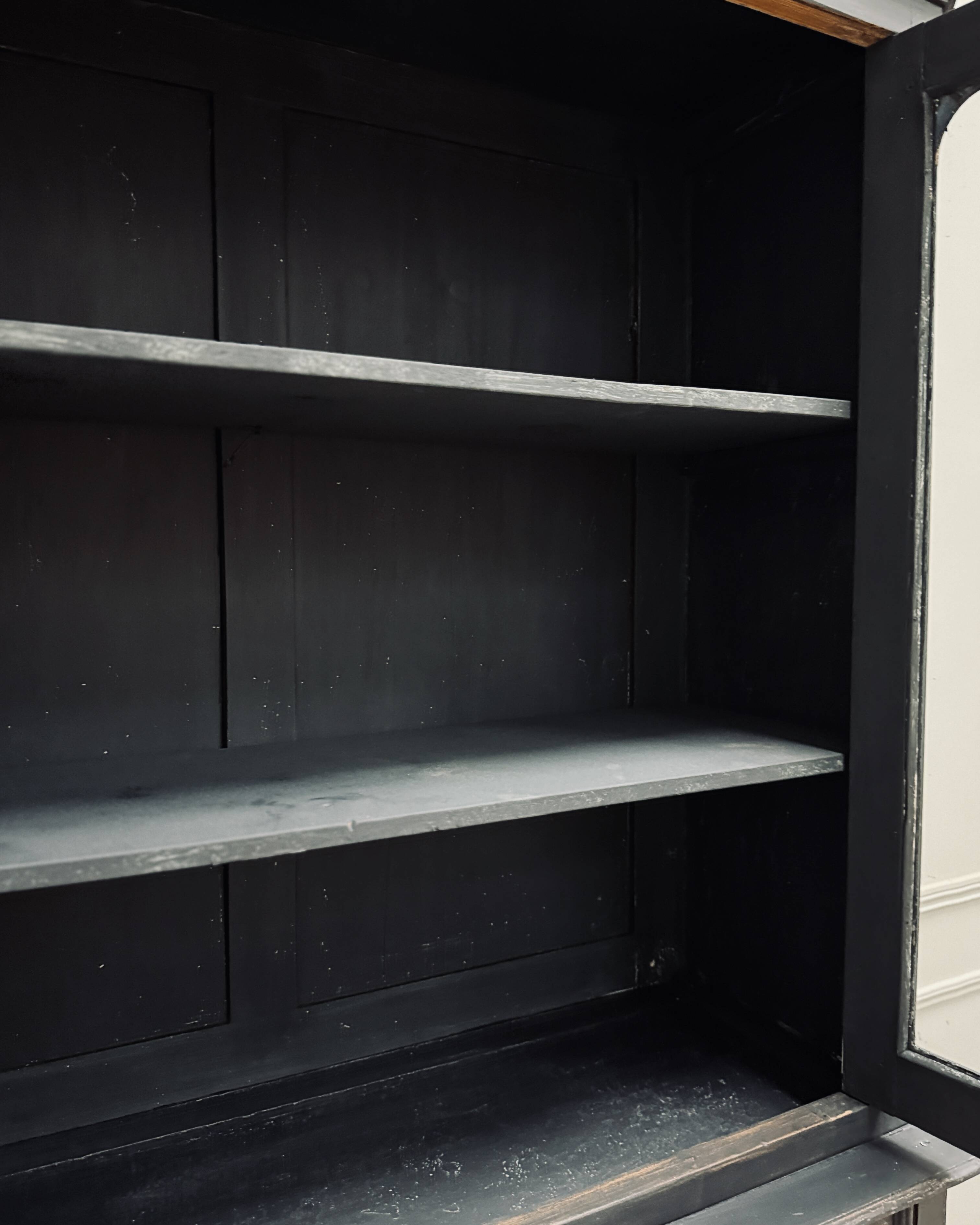 Louis-Philippe style black patina sideboard (restored)
