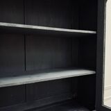 Louis-Philippe style black patina sideboard (restored)