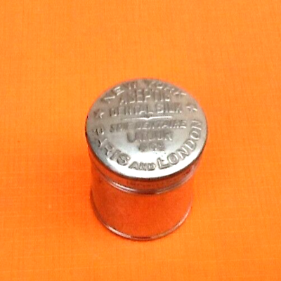 1950s Latour Cylindrical Dental Silk Box