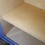 Buffet kitchen low blue formica