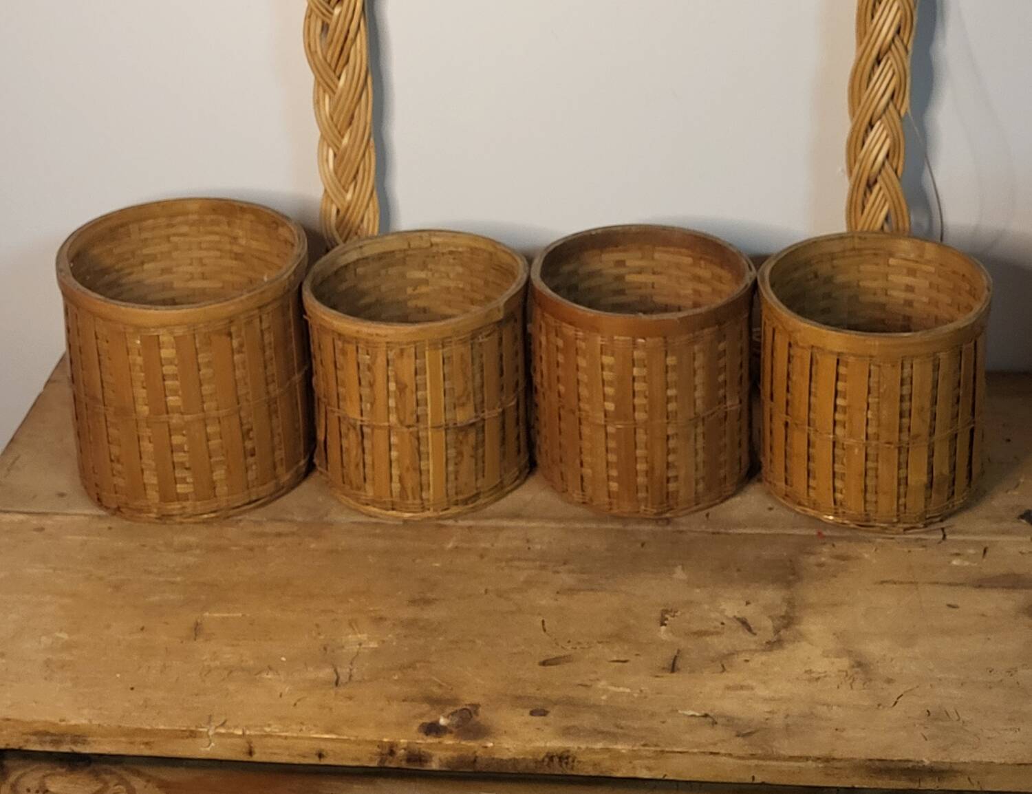 Bamboo pots