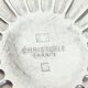 Christofle silver-plated wine bottle coasters