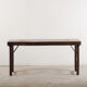Console vintage industrielle pliable en bois