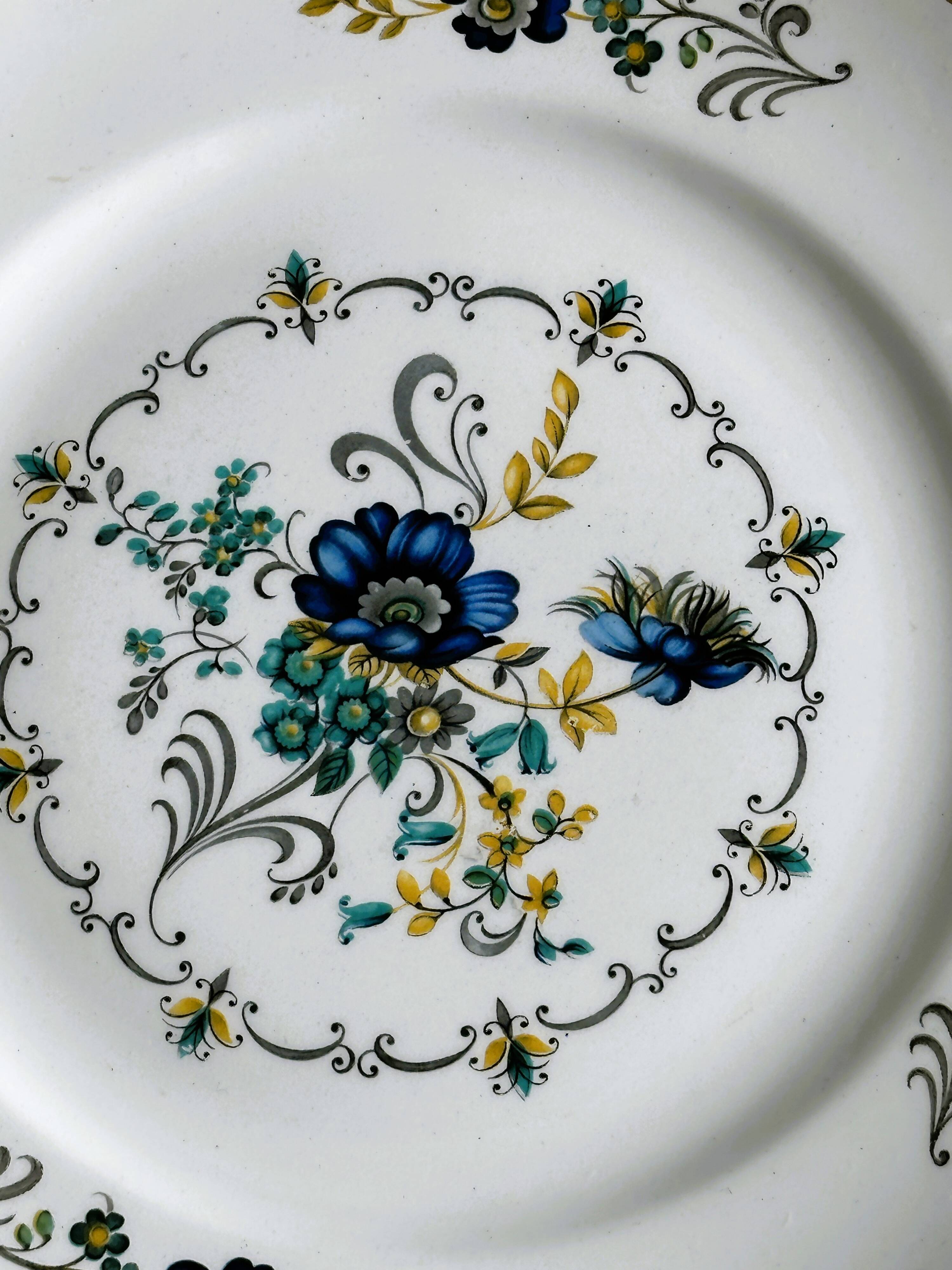 2 assiettes à dessert Moulin des Loups Orchies.