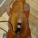 Leuchten pig lamp in resin