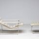 Ilmari Lappalainen "Pulkka" Lounge Chair and Ottoman, Finland, 1966