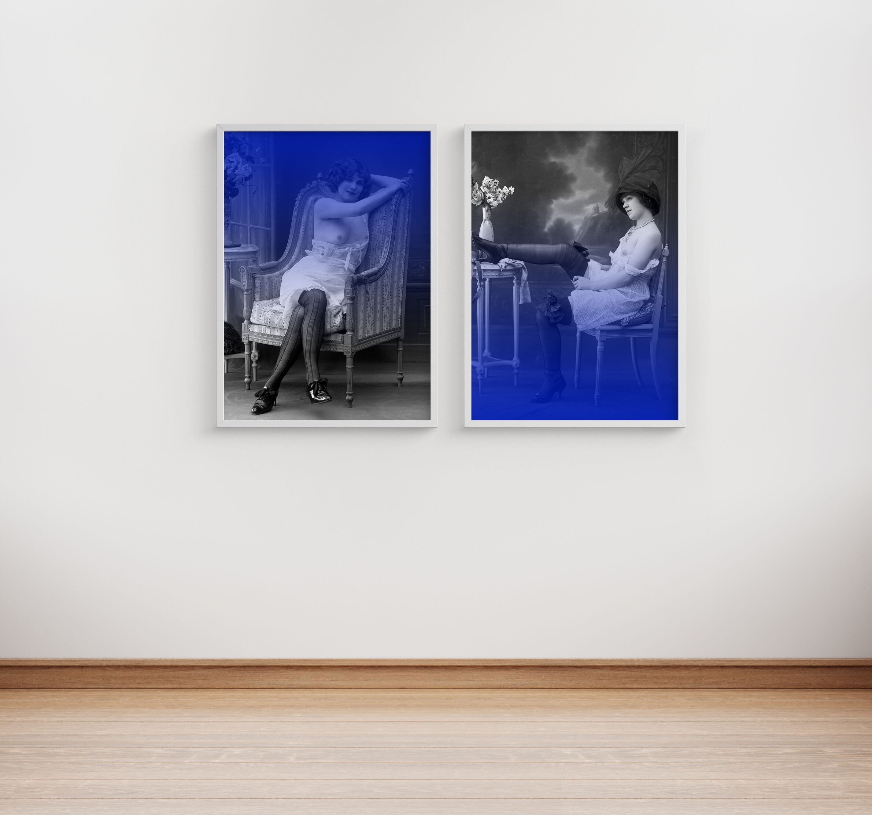 Vintage photography woman cabaret 1900 - 70 x 100 cm