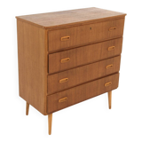 Scandinavian teak chest of drawers, Sweden, 1960