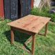 Old farmhouse table with drawer