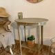 Vintage oval pedestal table