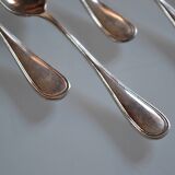 12 Silver-plated metal mocha spoons