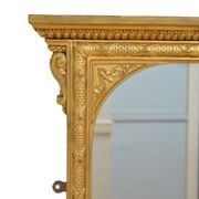 Miroir de cheminée victorien doré