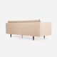 Sofa ALTA beige velour, Scandinavian design